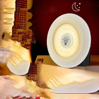 Lampe LED sans fil à télécommande par applaudissement, contrôle tactile progressif, étanche, mignonne, pour chambre à coucher, armoire, chevet, petite taille