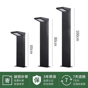 ไฟสนามหญ้าโซลาร์เซลล์ทรงสี่เหลี่ยม RY3008 โคมไฟสวน LED กันน้ำ สำหรับสวนสาธารณะและลานบ้าน - Product Image 4