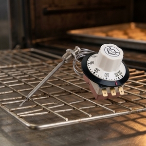 Termostato en Oferta, 250VAC 20A 60-400 ° Interruptor Automático para Horno C DPST - Product Image 1