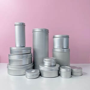 2024 25ML 2oz 60g Lata de Metal Hermética Plateada con Tapa de Rosca de Aluminio para Menta, Dulces, Té - Product Image 4