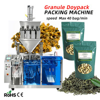 Machine d'emballage automatique pour sachets à fermeture éclair, thé vert matcha chrysanthème, machine d'emballage Doypack