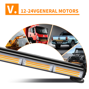 点滅ライト2列ストロボストリップカー照明6P磁気シート<span class=keywords><strong>LED</strong></span>ストリップライト磁気シート付き - Product Image 4