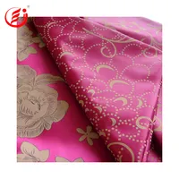 Batik-matelas imprimé en satin, tissu 100% Polyester coloré de haute qualité avec impression, illuminant