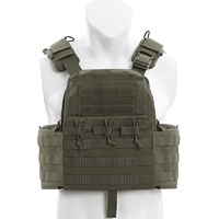 Gilet tactique toutes saisons haute résistance Molle CPC avec porte-plaques et ceinture intégrée pour le transport d'équipement de tir