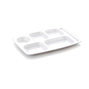 Bandeja de Comida Rápida de Melamina A8, Imitación de Porcelana Jade, con Dos, Tres, Cuatro, Cinco o Seis Compartimentos, de Fábrica - Product Image 4