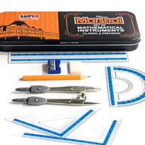 Practical Hot Sale 9-Piece School Stationery Set <b>Office</b> Math Gift for Kids with Metal Compasses and Geometry Pencil Set - Product Image 1