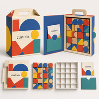 Scatola di Spedizione Personalizzata in Cartoncino Bianco 450 Gsm con Stampa a Colori per Puzzle e Giochi Educativi