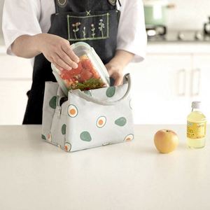 Bolsa Térmica para Alimentos con Aislamiento de Película de Aluminio con Estampado de Frutas de Dibujos Animados, Bolsa Refrigerante para el Almuerzo Escolar de los Estudiantes - Product Image 4