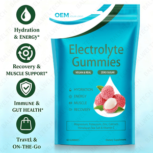 Gummies Électrolytiques Hydratantes OEM en Promotion : Complément Liquide Quotidien avec Minéraux, Potassium et Sel Naturel - Product Image 2