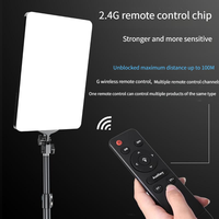 100M gamme professionnel LED panneau de lumière de remplissage 2.4G télécommande photographie éclairage carré Softbox vidéo Studio lumière