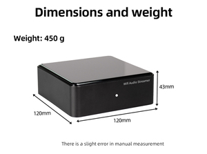 Bộ thu phát âm thanh trực tuyến WiFi <span class=keywords><strong>2</strong></span>.4G&5G Bluetooth 5.4 Quang học AUX Airplay Phát nhạc đa phòng DLNA Streamer - Product Image 3