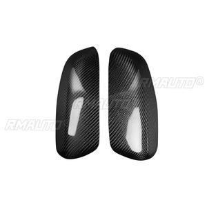 2PCS Coques de rétroviseurs en fibre de carbone pour Mitsubishi Lancer Evolution 10ème génération berline EVO X 2008-2016 Accessoires de voiture - Product Image 2