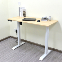 Table réglable professionnel en gros bureau à réglage en hauteur électrique fournisseur doré bureau debout électrique