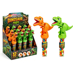 BESTAR - Juguete de Dinosaurio de Plástico Personalizado para Niños, Bola de Caramelo con Diseño de Dinosaurio, Caramelo Duro de Sabor Dulce y Colorido, HALAL, Venta al por Mayor - Product Image 1