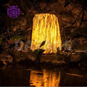 Lámpara Decorativa LED 3D con Forma de Tronco de Árbol, Personalizada, IP65, Material de Resina y Fibra de Vidrio, para Iluminación de Jardín y Parque al Aire Libre - Product Image 4