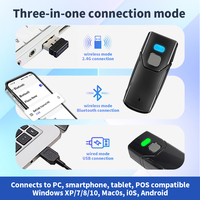Lector de Códigos de Barras 2D Portátil Mini Serie JR CT3608, Escáner de Códigos QR Inalámbrico Bluetooth de Bolsillo para Logística e Inventario