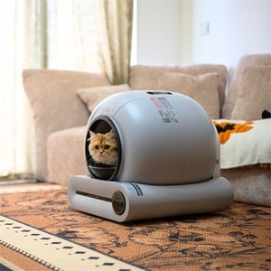Lettiera Automatica Intelligente 2026 Ultima Versione Grigio Freddo con Wi-Fi, Controllo Odori, Ampio Spazio 65L, Autopulente per Gatti - Product Image 2