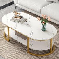 Table d'appoint moderne simple pour le salon pour le café ou le thé Table de canapé familiale de luxe