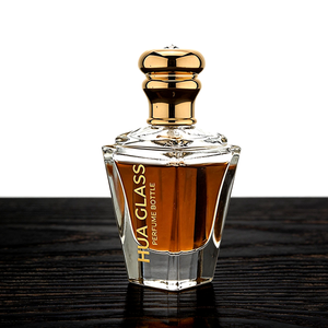 <span class=keywords><strong>Prix</strong></span> d'usine en stock, flacon de parfum en verre transparent à fond épais de 50 ml avec bouchon en forme de couronne - Product Image 1
