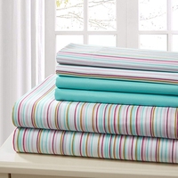 Ensemble de literie en polyester 100% à imprimé floral, ensemble de housse de couette, ensemble de literie en stock