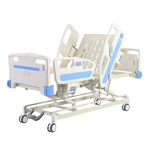 Ручная 3-функциональная гидравлическая Регулируемая Больничная койка ручная АБС Скрытая рукоятка медицинская кровать для ухода за пациентом с боковыми направляющими - Product Image 3