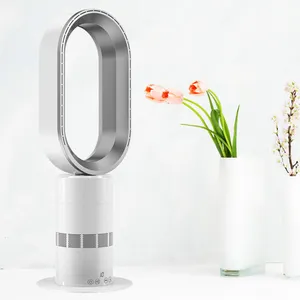 Toptan fiyat elektrikli doğal rüzgar yapraksız fan soğutucu ev ofis soğutma masası bladeless fan