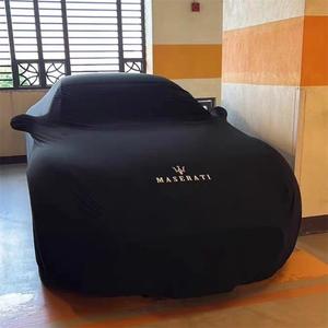 Funda para Auto Personalizada con Logotipo de <span class=keywords><strong>Maserati</strong></span>, Tela Suave de Alta Calidad, Impermeable, Protección UV, Antipolvo, Resistente a Arañazos, Brillante - Product Image 1