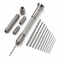 Lot de 10 mini-forets HSS en acier allié de 5 mm pour le travail du bois DIY avec design torsadé