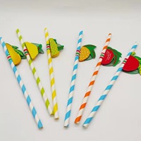Paille d'art en papier de fête Paille en papier de couleur claire