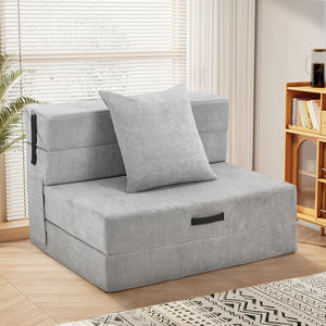 Modern 4-in-1 Extendable Convertible Folding <b>Sofa</b> <b>Bed</b> Set Space-Saving Multi-Functional Living Room Bedroom Guest Room Furniture - Product Image 1