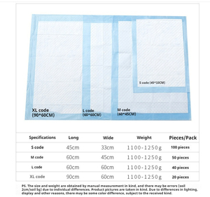 Esteras desechables XL para cachorros y perros, alfombrillas para orinar, jaula para entrenamiento de orina, papel impermeable de secado rápido, superabsorbente, 60x60 - Product Image 2