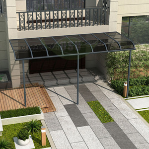 Tetto in policarbonato telaio in alluminio tenda da terrazza baldacchino heavy duty - Product Image 4