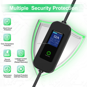 <span class=keywords><strong>Chargeur</strong></span> de <span class=keywords><strong>voiture</strong></span> électrique portable de type 2 GBT 7KW 22KW avec câble de 5 mètres, réglable, pour usage domestique, charge rapide - Product Image 2