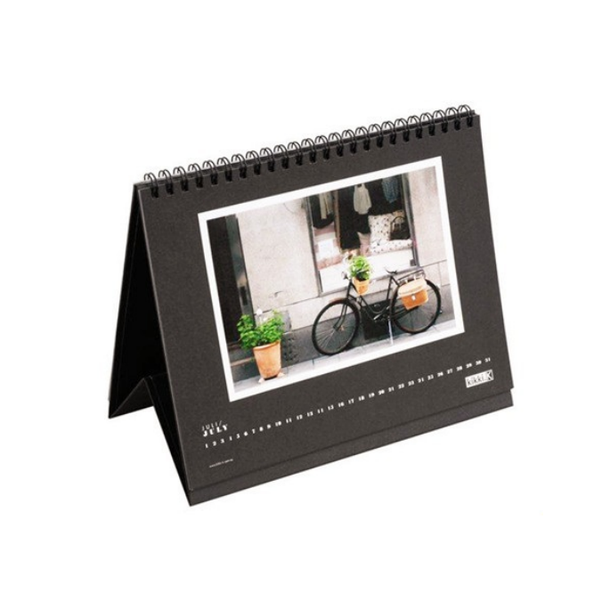 1250 г/кв. М настольный календарь с спиральным Переплетным столом календарь