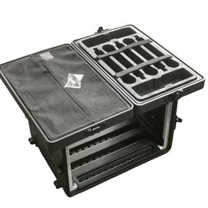 2U 3U 4U 6U plástico duro Profundidad de seguridad plástico 6U <span class=keywords><strong>Rack</strong></span> Case para <span class=keywords><strong>Shure</strong></span> Ulx4D a prueba de golpes negro Ata Amp <span class=keywords><strong>Rack</strong></span> Case dos puertas - Product Image 1