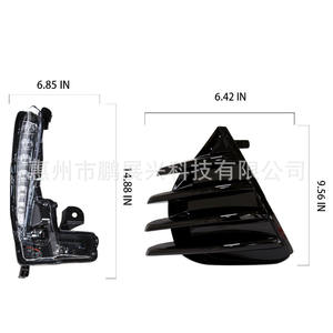 Luces antiniebla LED Pengzhanlong para Toyota Corolla versión estadounidense 2017-2019 con DRL y kit de cableado - Product Image 4