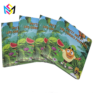 Livre d'histoires <span class=keywords><strong>pour</strong></span> enfants imprimé OEM, <span class=keywords><strong>texte</strong></span> personnalisé, livre cartonné <span class=keywords><strong>pour</strong></span> enfants avec images de plantes tropicales et de dessins animés, taille et contenu personnalisés - Product Image 5