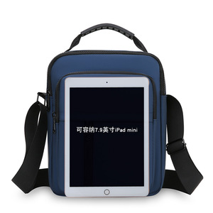 Men's Crossbody <b>Bag</b> <b>Small</b> Durable Shoulder <b>Bag</b> For Daily Commuting Gray <b>Black</b> Dark Blue Solid Color - Product Image 4