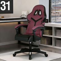 Chaise de gaming e-sport pour la maison, chaise d'ordinateur, chaise de jeu compétitif, chaise de bureau inclinable pivotante réglable, vente en gros