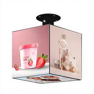 Pantalla LED a todo color con control por aplicación WiFi 4G, precio bajo, tipo cubo de Rubik P2.5, para publicidad en tiendas minoristas, IP65 - Product Image 1