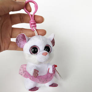 Llaveros <span class=keywords><strong>de</strong></span> peluche bonitos <span class=keywords><strong>de</strong></span> estilo <span class=keywords><strong>de</strong></span> fábrica, unicornio <span class=keywords><strong>de</strong></span> <span class=keywords><strong>ojos</strong></span> grandes, <span class=keywords><strong>Husky</strong></span>, búho, flamenco, pez dorado con relleno <span class=keywords><strong>de</strong></span> algodón PP, regalo para niños - Product Image 4