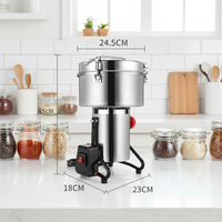 OEM Justop 430 RVS Zwenkbare Pulverisatie Laboratorium Maalapparatuur Kleine Universele Elektrische Groente- en Fruitverwerker