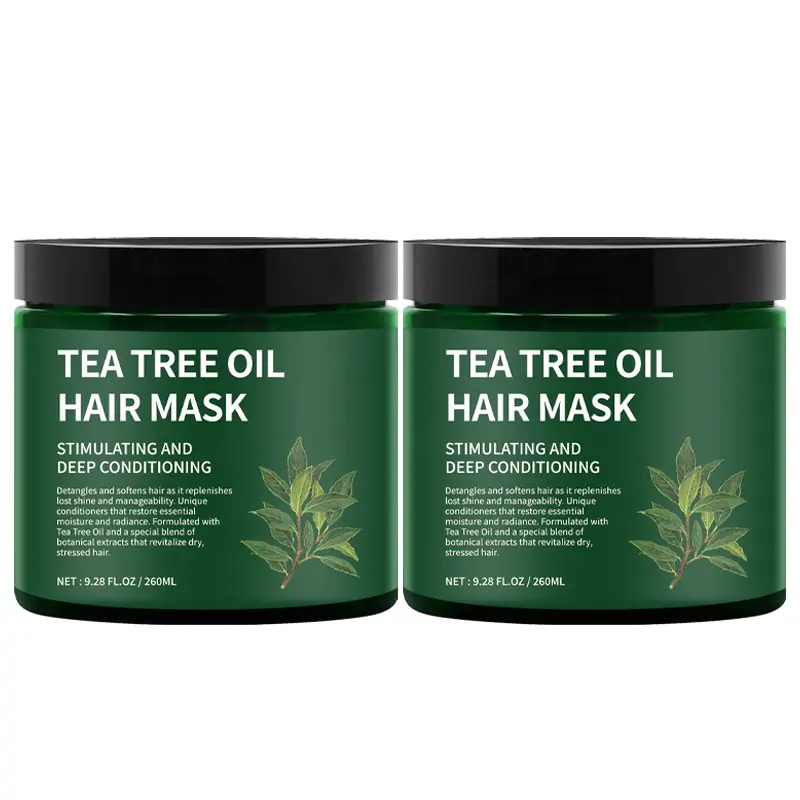 Wholesale Natural Raw Argan Oil Hair Mask Treatment Virgin Keratin Mask Tea Tree Essential Oil Conditioner for Women Cream Type