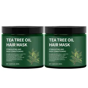 ขายส่งธรรมชาติดิบ Argan น้ํามันผมหน้ากากเวอร์จินเคราตินหน้ากาก Tea Tree น้ํามันหอมระเหยครีมนวดผมสําหรับผู้หญิงครีมประเภท