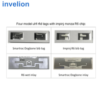 Étiquette RFID UHF imprimable avec puce de chronométrage Impinj Monza R6, haute sensibilité, longue portée 5-10m pour système de chronométrage de course, cyclisme, trail running