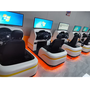 Simulateur de conduite automobile en métal pour débutants, options de conduite à gauche ou à droite, volant, embrayage, pédales, aéroport - Product Image 2