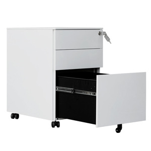 Archivador de Oficina de Acero Fentama, 3 Cajones con Cerradura, Mueble de Almacenamiento Bajo Escritorio - Product Image 2