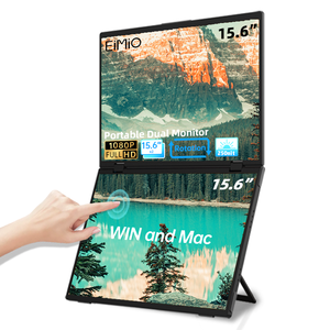 Eimio डीलर 15.6 "ips 60hz 1080p पोर्टेबल मॉनिटर के साथ और लैपटॉप के लिए बिल्ट-इन स्पीकर - Product Image 1