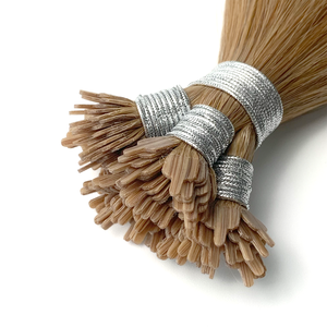 Nuovo arrivo Remy cuticola 100% capelli vergini umani Pre Bonded Fan Y Tip Hair Extensions - Product Image 5