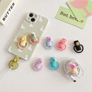 Accessoires pour téléphones portables Kawaii Animals Cartoon Charging Cable Case Cover Phone Cable Protectors - Product Image 3